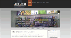 Desktop Screenshot of creacolor.fr